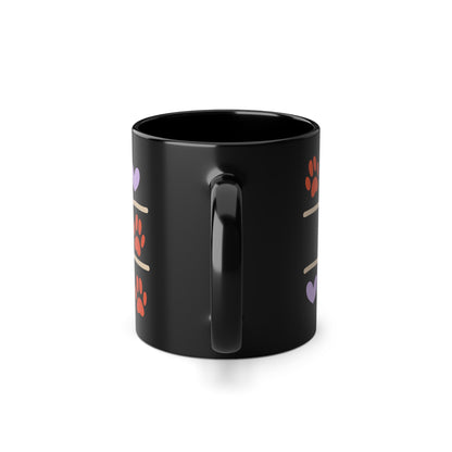 Taza Negra “Tic-Tac-Cat” (11oz)
