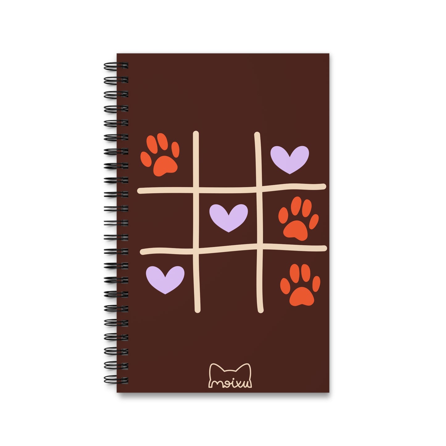 Libreta “Tic-Tac-Cat” (Cocoa Crunch)
