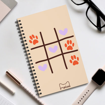 Libreta “Tic-Tac-Cat” (Smooth Spread)