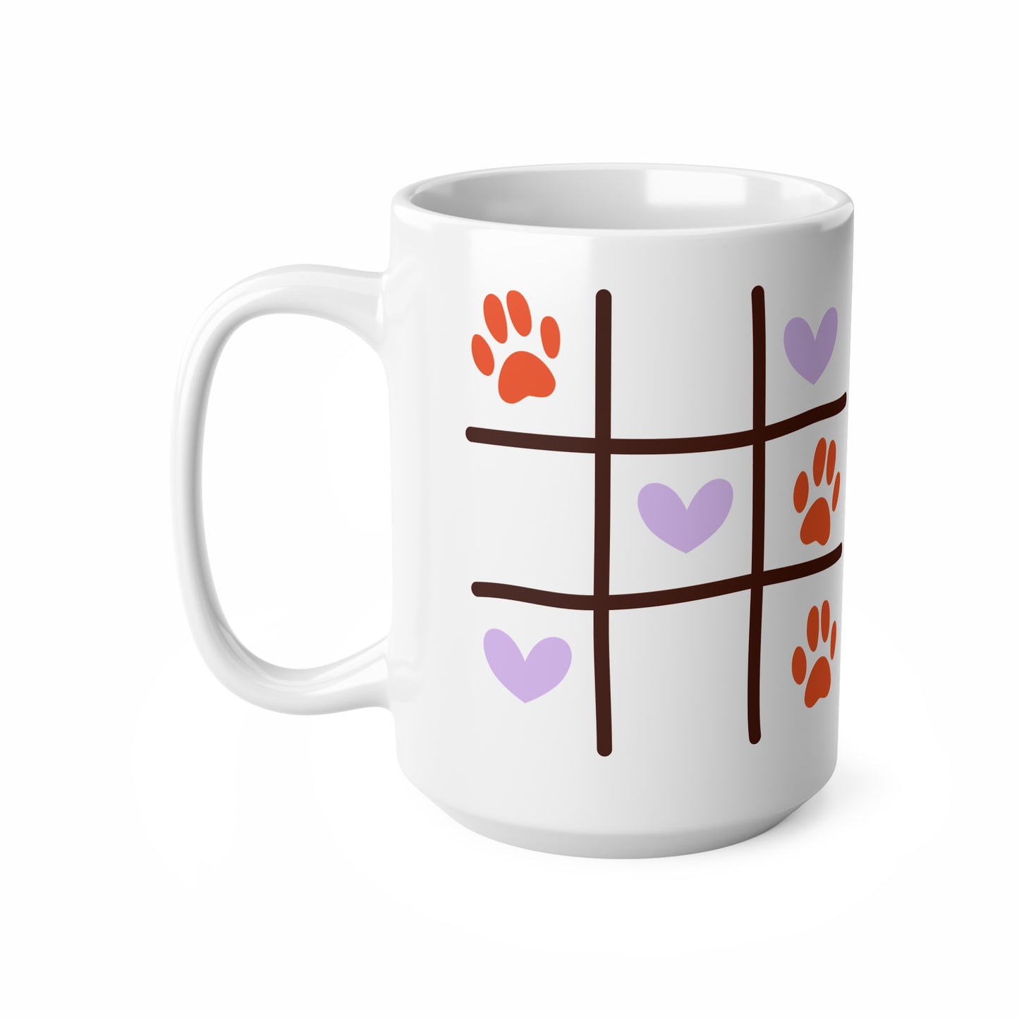 Tassa Blanca“Tic-Tac-Cat” (11oz/15oz)